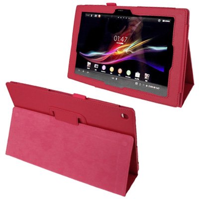 Fundas para Tablet PC Funda de Cuero de Textura de Litchi con Soporte para Sony Xperia Tablet Z /...