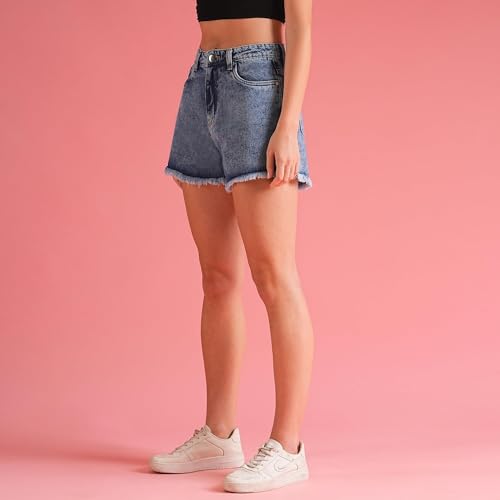 Image of Globus Women Shorts (3642040001 Med Blue S)