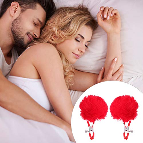 ARTIBETTER Grampos de Mamilo Com Penas Grampos de Peito Grampos de Mamilo Não Perfurantes Grampos de