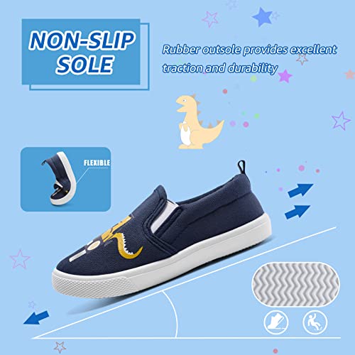 Toddler Slip on Shoes Girls & Boys Canvas Loafers Shoes4