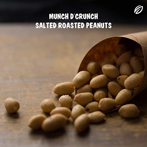 Image of SHREGO Salted Roasted Peanuts, Healthy Namkeen and Snacks, Pack of 5, 800G (5X160G)