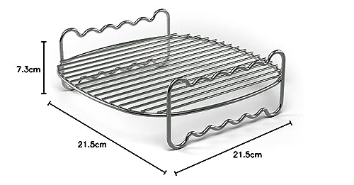 Philips Airfryer XXL Kit de Accesorios para Fiestas - Compatible Modelos XXL HD965x HD976x HD986x, Acero Cromado (HD9950/00)