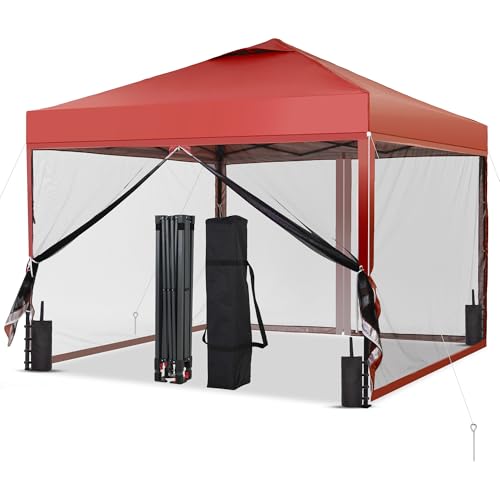 GDY 10x10 Pop Up Canopy with Netting