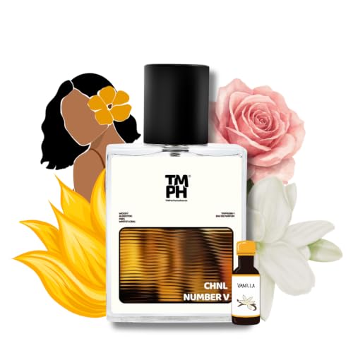 Image of TMPerfumehouse Chnl Number V EDP for Women | Fresh, Floral & Long Lasting Perfume Spray | Woody, Musk & White floral Fragrance | Luxury Gift for Her | TMPH | 50ml