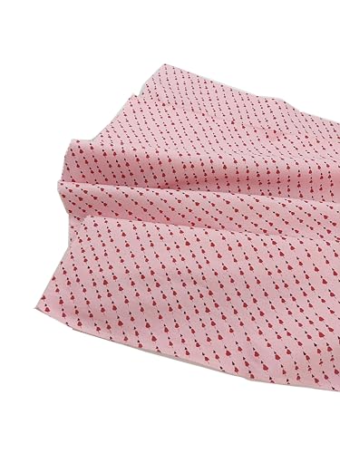 Tissu en coton indien Naj Oleari Cupidon rose 140 cm au mètre mercerie