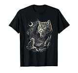 Exotic Shorthair Cat Howling Moon Vintage 90s Funny Graphic T-Shirt