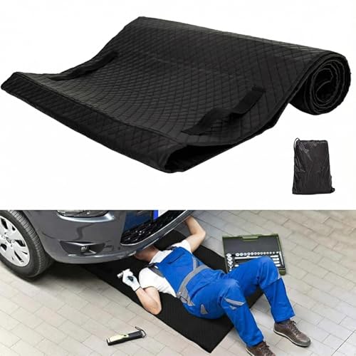 OXTAILyx Rolling Creeper Mat, 56''x27'' Foldable Car Repair Pad with Storage Bag, Under Car Repair Mat for Car Low Clearance, Special Roads, Long-Distance Trucks