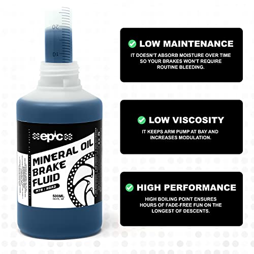 Epic Mineral Oil Brake Fluid for Magura Disc Brakes, Blue, 100ml - Image 2