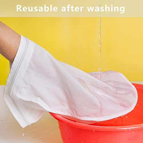 Hmxpls 3 Pcs Ultra Fine Mesh Strainer Bags, Cheesecloth Strainer With Handle, Reusable Food Filter Bags thumb #3