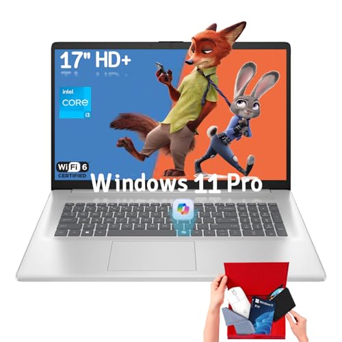 HP 17 �m�[�g�p�\�R���AIntel 8-Core i3�A�A���`�O���A�f�B�X�v���C�A32GB RAM�A1TB SSD�AWindows 11 Pro�A�e���L�[�p�b�h�ACopilot AI�A�r�W�l�X&�w�������m�[�g�p�\�R���R���p�[�^�[