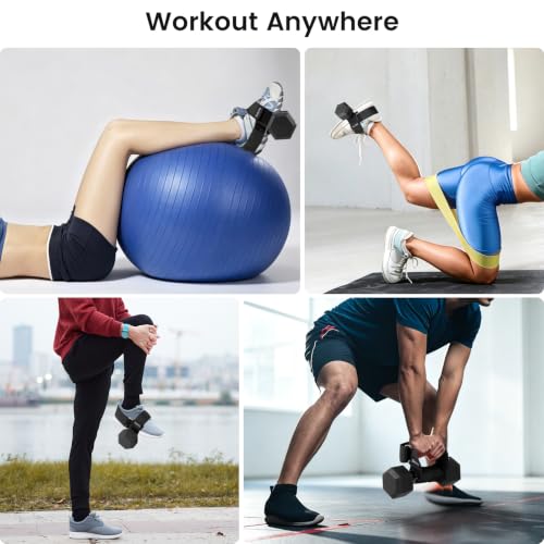 Image of Dumbbell Foot Attachment for Leg & Tibialis Strength Training at Home | Turn your dumbbell into a lower-body trainer for tib raises, leg curls, extensions and more-no bulky machines needed