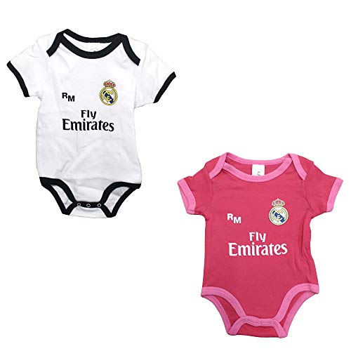 Set 2 Body Real Madrid Niños - Producto Oficial - Temporada 2018/2019...