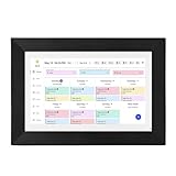 MENDUNER 10.1インチのタッチウォールスクリーン付きデジタルカレンダー、家事チャートカスタマイズダッシュボード、家族のスケジュール、食事プランナー、壁掛けまたはスタンド用 (US)