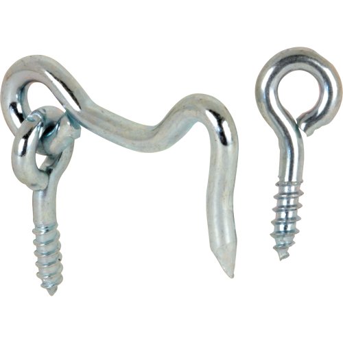 Prime-Line Products L 5535 Window Screen Hook and Eyes, Plated Steel,(Pack of 2)