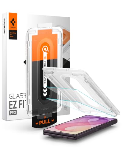 Image of Spigen GlasTR EZ FIT Pro Screen Protector for Galaxy Z Fold 8 Ultra, Fold 7 | 9H+ Tempered glass, Scratch resistance, Auto-align tray, Lab-tested 100% clarity, Original touch, Case-friendly, 2 Pack