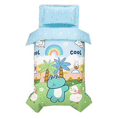Literie pour enfants 100% coton housse de couette motif dessin animé mignon enfant/enfant en bas âge/Housses de couette pour bébé 120x150cm (Bon voyage A)