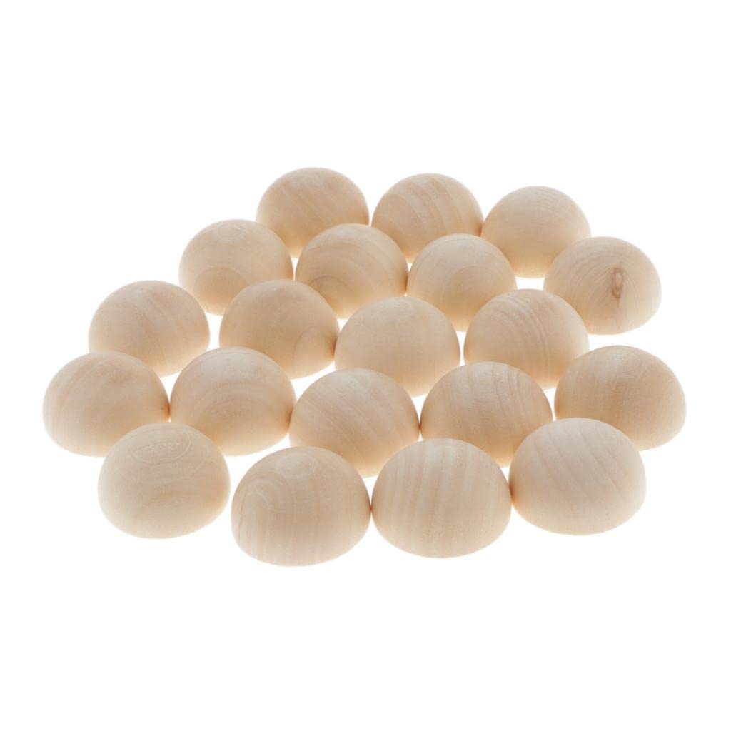 20Pcs Half Ball Natural Unfinished Wood for Jewelry Making DIY Crafts 30MM |Crafts | Beads & Jewelry Making | Beads-image-40