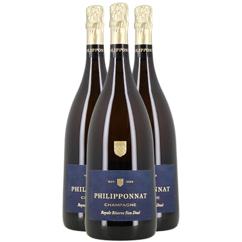 Champagne Royale Réserve Non Dosé MAGNUM blanco - Champagne Philipponnat - DOP - Champán - Francia - Variedades de uva Pinot Noir,Chardonnay,Pinot Meunier - 3x150cl