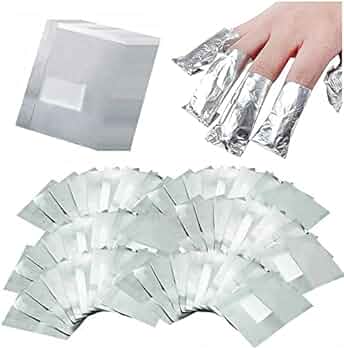 400Pcs Nail Polish Remover Gel Nail Foil Wraps Aluminium Soak Off Foils Cotton Pads Gel Nail Polish Wraps Removal Tool Finger Nail Polish Remover with Lint-Free Lager Cotton Pad