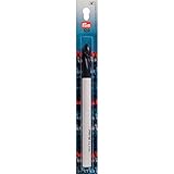 Länge:14°cm. Prym Handarbeitszubehör Häkelnadel, Kunststoff, grau, 12 mm