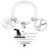 JRZDFXS Regalo Patrigno Regalo Patrigno Natale Regalo per il Patrigno Regalo per Patrigno Regalo Festa del Papà Regalo Papà Festa del Papà Idee Regalo Portachiavi Papà Regalo Pensione Papà (1)