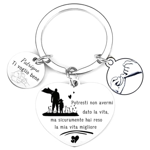 JRZDFXS Regalo Patrigno Regalo Patrigno Natale Regalo per il Patrigno Regalo per Patrigno Regalo Festa del Papà Regalo Papà Festa del Papà Idee Regalo Portachiavi Papà Regalo Pensione Papà (1)