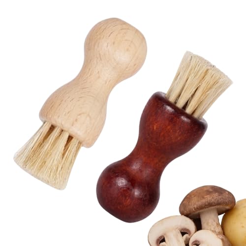 Produktfoto von 2 Stück Pilzbürste Champignonbürste, Langlebige Gemüsebürste Champignonbürste Küchenbürste Kartoffelbürste aus&hellip;