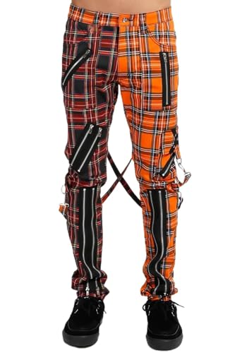 Madness Pants [Black/Orange Plaid]