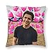 Fundas de cojín Decorativas Modernas para sofá y Oficina, símbolo de corazón de Amor My Tom Holland, Funda de cojín de Terciopelo hipoalergénico con Cremallera Oculta, 18 x 18 pulgadas/45 x 45 cm