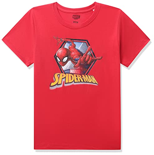 Image of Marvel Boys Cotton Round Neck T-Shirt