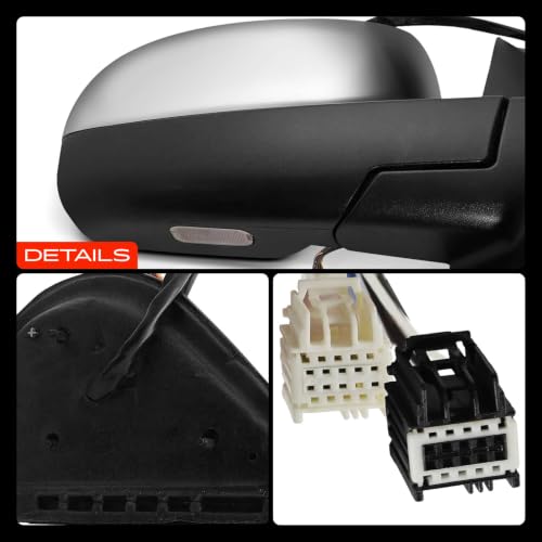 A-Premium Passenger Side Power Door Mirror Compatible with Chevrolet, GMC by A-Premium - Used condition - Image 8