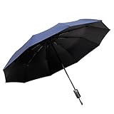 Unisex Kompakter Regenschirm Reise Taschenschirm doppeltem Dach Automatikschirm anti-UV Sonnenschirm Sturmfest Windsicher Schirm für Reise Regen/Sonnen Outdoor