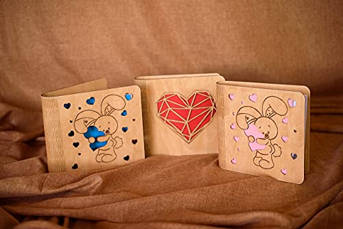 Fotoalbum zum Selbstgestalten, Massivholz Birke, 100 weiße Seiten, umweltfreundlich hergestellt. Schönste Erinnerungen… – Bild 8