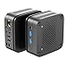 NiPoGi Essenx E1 Mini PC AMD Ryzen 3250U W-11 Pro(2C/4T, bis zu 3,5 GHz) 8GB DDR4 RAM+256GB SSD, 4K@60Hz Dual Display HDMI 2.0+DP 1.4/Wi-Fi 5/BT 4.2/LAN, Desktop-PC für Büro/Bildung