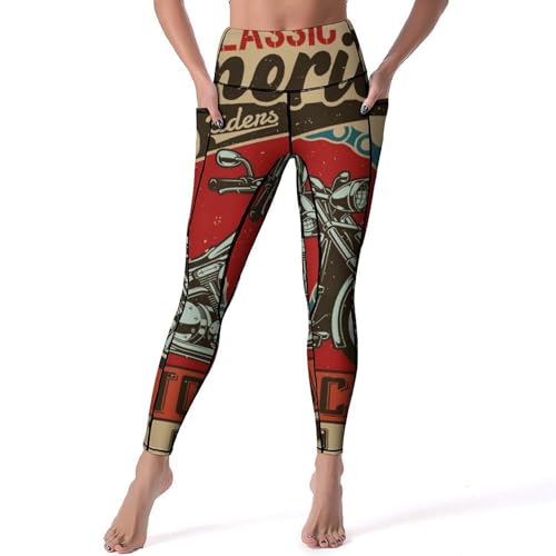 Leggings yoga taille haute de sport coupe moto haut de gamme pantalon fitness gym femmes S