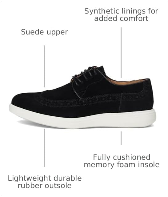 Image of Stacy Adams Trudell Wing Tip Lace-Up