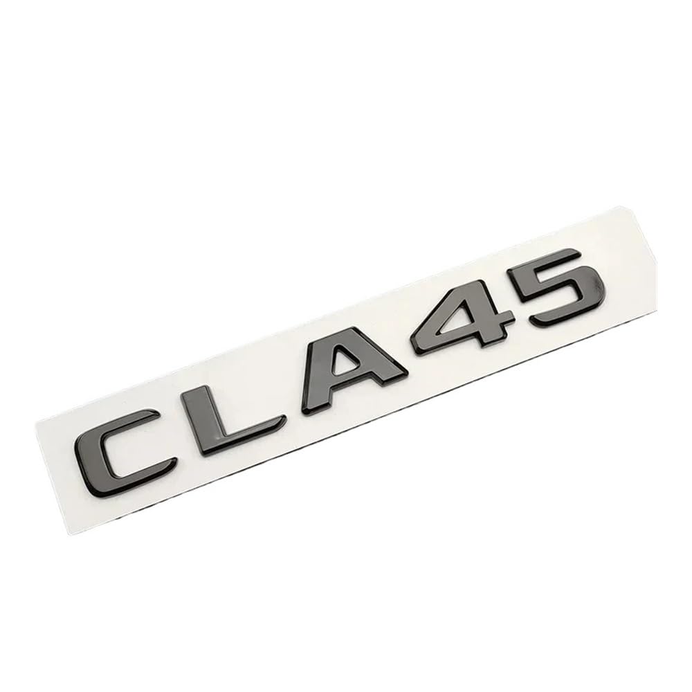 Accessoires Automobiles Monogramme de Coffre Noir pour Style Mercedes CLA45
