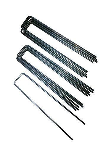 Preisvergleich Produktbild 100 Erdanker Stahl verzinkt feuerverzinkt zur Unkrautvlies Befestigung 150x30 Stärke 3 mm