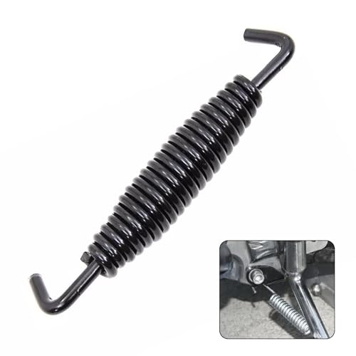Msyuusr Kickstand Spring, Chrome Motorcycle Kickstand Spring, Replacement Parts #50005-85A, Harley Davidson Kickstand Spring Accessories, Universal Coasting Jiffy Stand Spring (Black)