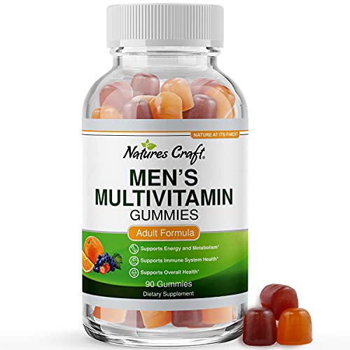 Adult Chewable Multivitamin for Men Gummies - Mens Multivitamin Gummies for Adults and Natural Multivitamin Immune Support Gummies - Adult Multivitamin Gummy for Men with Energy Vitamins for Men