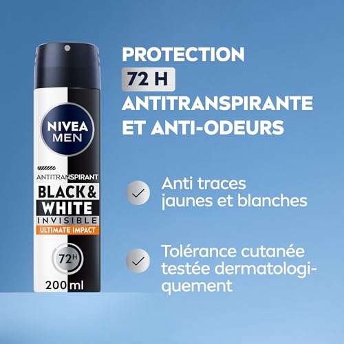Déodorant Spray Homme Anti transpirant & Ultimate Impact Nivea Men Le Spray - vue 3