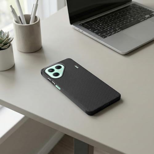 Image of Jkobi Back Cover Case for Tecno Pova 7 5G (Liquid Silicone | Side Grip | Camera Protection)