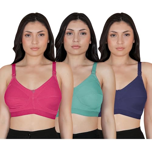 Image of SkyBeauty Premium Women's Non Padded & Lightly Padded Every Day Bra Multi-Pack