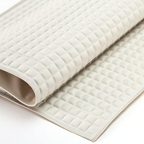 Image of Baby Bath Mat for Tub Non Slip, Bathtub Mat Non Slip, XBison Bath Tub Shower Mat for Kids Baby Toddler 15.5 x 27 x 0.5 Inch - with Over 700 Air-Filled Pockets & 200 Suction Cups & Natural Rubber
