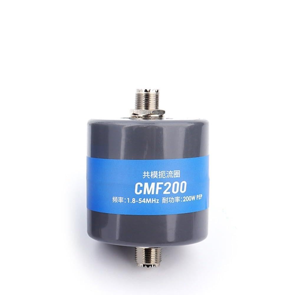 Filtr trybu wspólnego dławika 1-54 MHz, 200 W PEP, redukcja zakłóceń EMV do krótkofalowych urządzeń radiowych, obudowa ABS, model CMF200