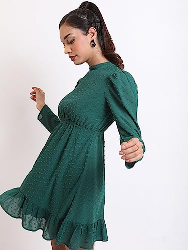 Image of KETCH Women Bodycon Above Knee Regular Fit Full Sleeve Dress