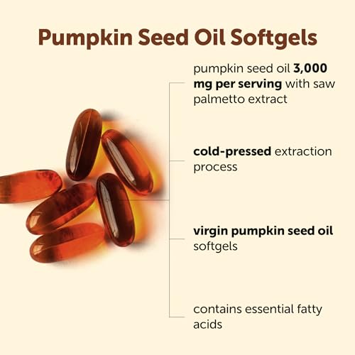 Image of Micro Ingredients Pumpkin Seed Oil with Saw Palmetto, 300 Softgels