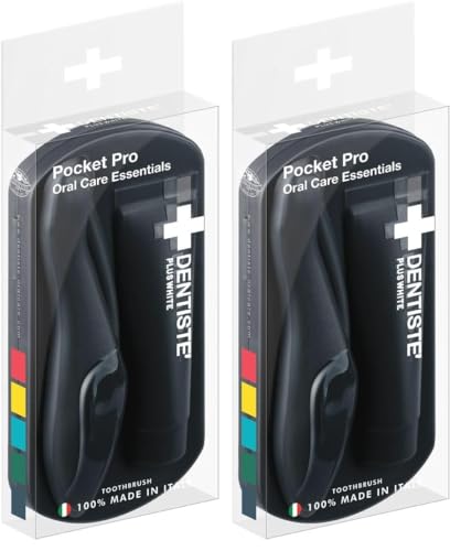 ' Pocket Pro Susuz Fırçalama Seyahat Seti (Lacivert) (2 paketi)