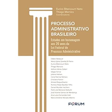 Capa do livro Processo administrativo brasileiro: Estudos em homenagem aos 20 anos da Lei Federal de Processo Administrativo