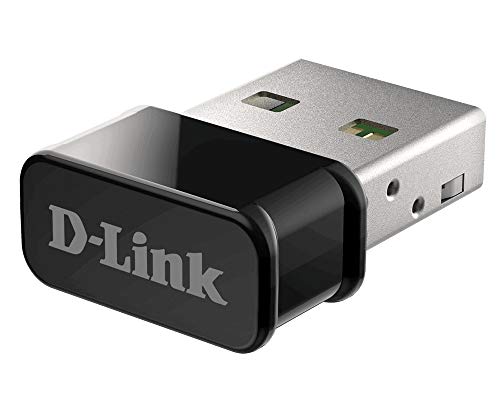 Image of D-Link DWA-181 Wireless AC MU-MIMO Nano USB Adapter (MU-MIMO Wave 2 Compatible, WPA3 for Windows 10, Mac OS 10.14 & Linux Kernel 4.17)